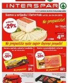 Interspar i Spar katalog do 9.4.