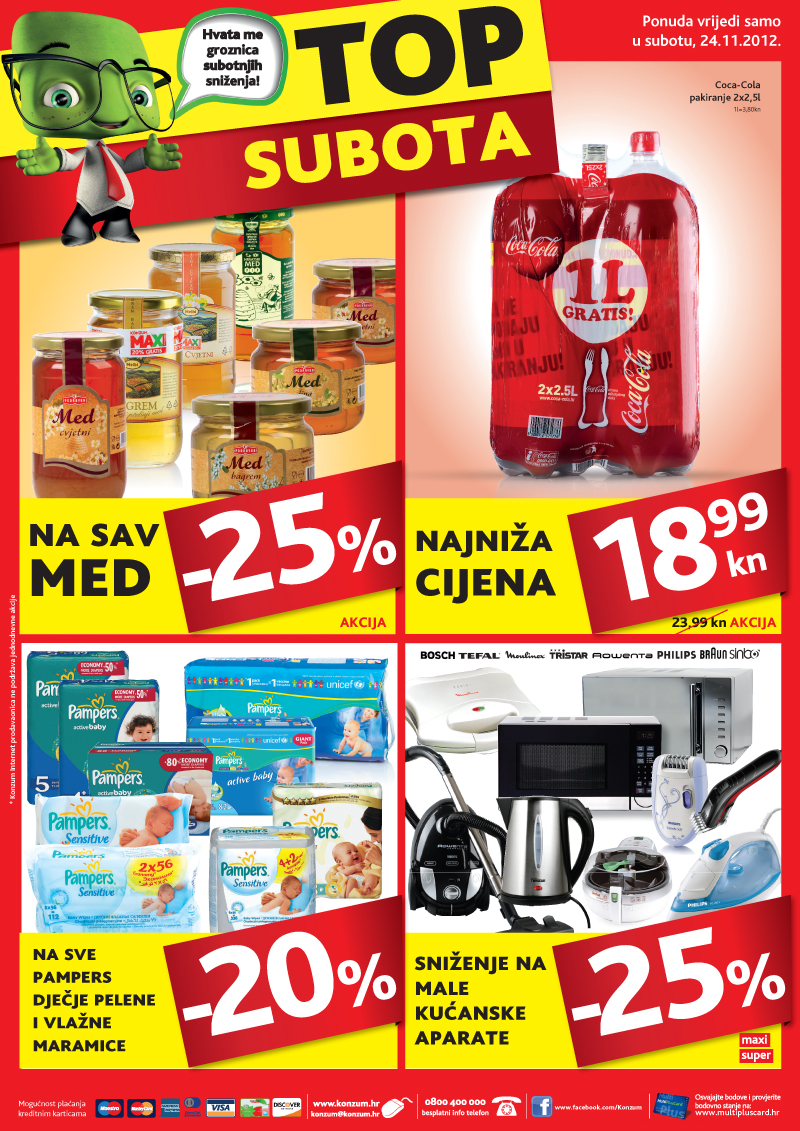 Konzum Top subota