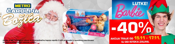 Metro akcija Barbie