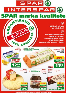 Interspar Spar katalog Spar marke