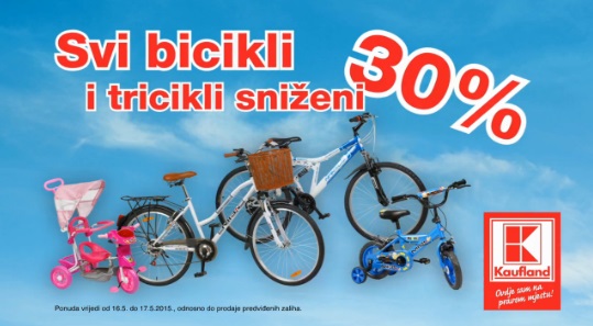 Kaufland bicikli tricikli akcija