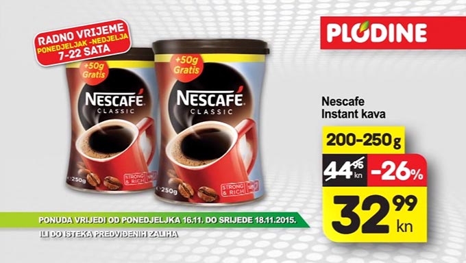 Nescafe Instant kava