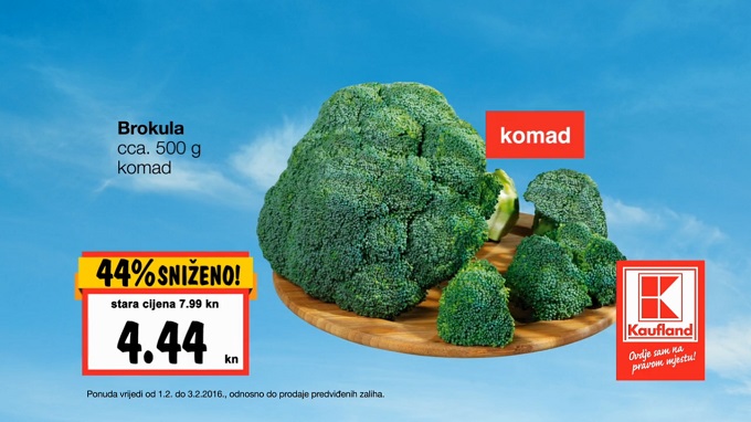 Kaufland brokula akcija