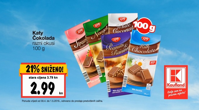 Kaufland vikend akcija čokolada