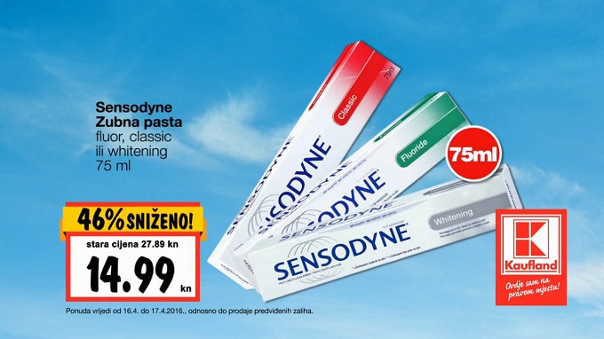 Kaufland vikend akcija Sensodyne pasta za zube