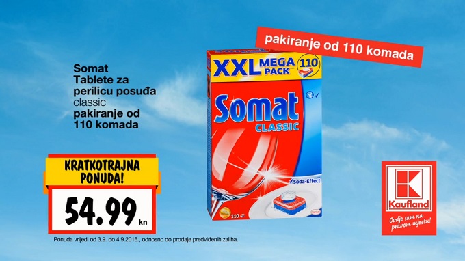 Kaufland vikend akcija Somat tablete za perilicu
