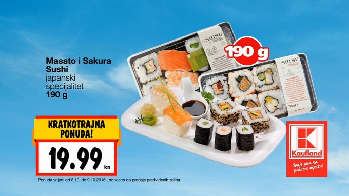 Kaufland akcija sushi