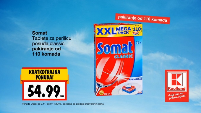 Kaufland akcija Somat tablete za perilicu