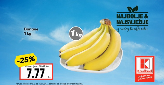 Kaufland akcija banane