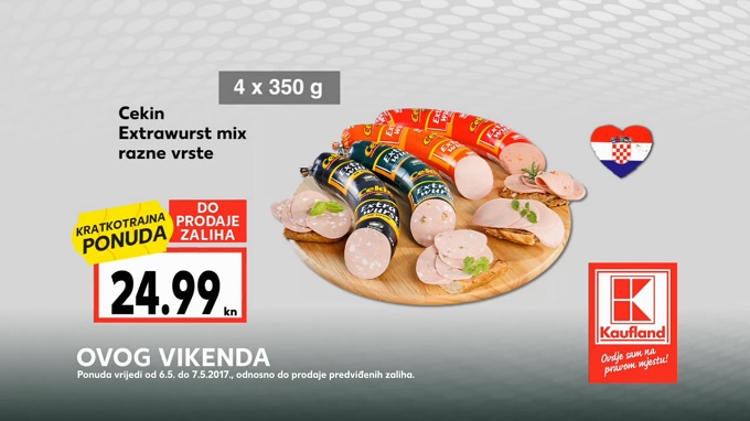 Kaufland vikend akcija extrawurst