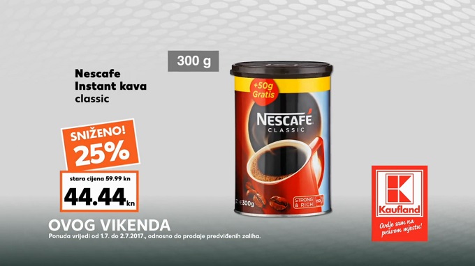 Kaufland akcija Nescafe
