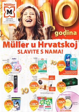 Muller katalog 10 godina u Hrvatskoj