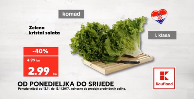 Kaufland akcija salata