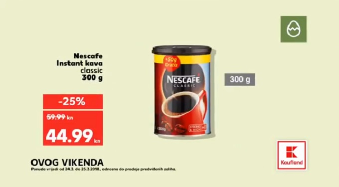 Kaufland vikend akcija Nescafe