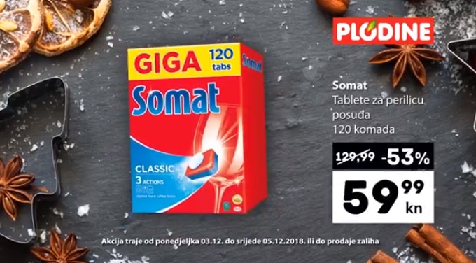 Plodine akcija Somat tablete za perilicu