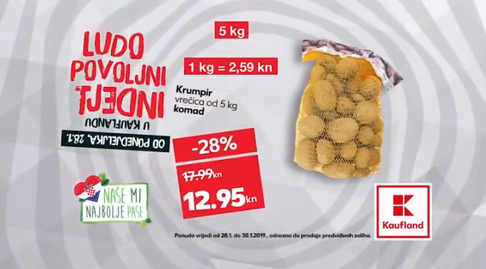 Kaufland akcija krumpir