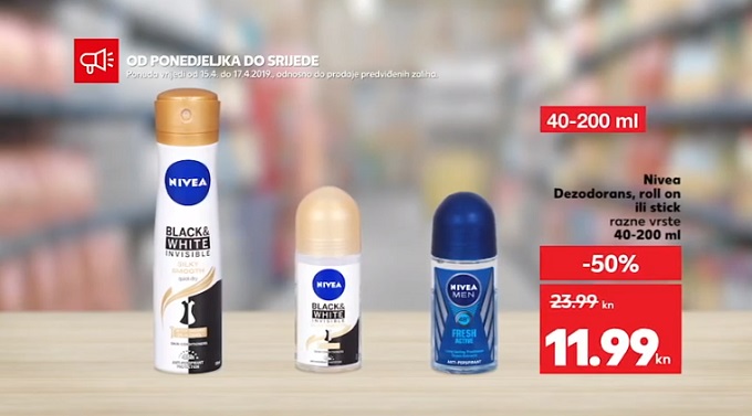 Kaufland akcija Nivea dezodorans