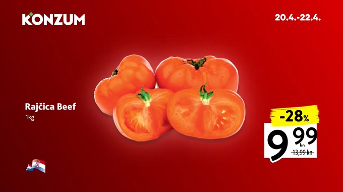 Konzum akcija rajčica