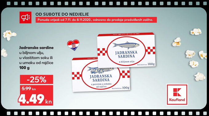 Kaufland akcija sardine