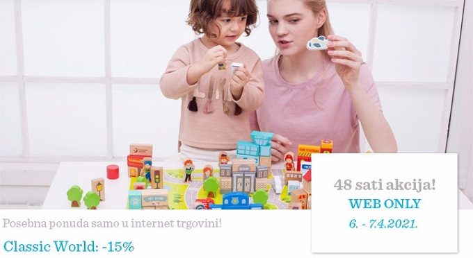 Baby Center webshop akcija 15% na Classic World