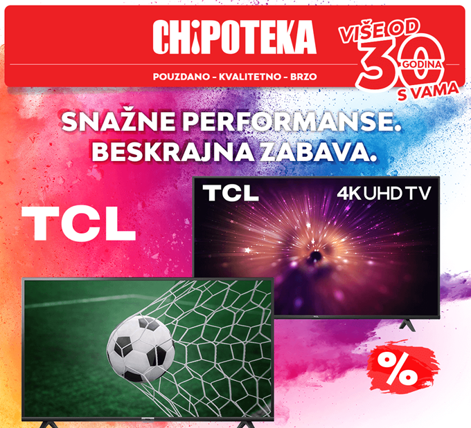Chipoteka webshop akcija TLC televizori