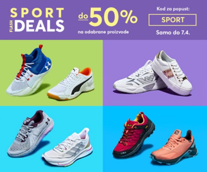 E-cipele webshop akcija Sport Deals 50%