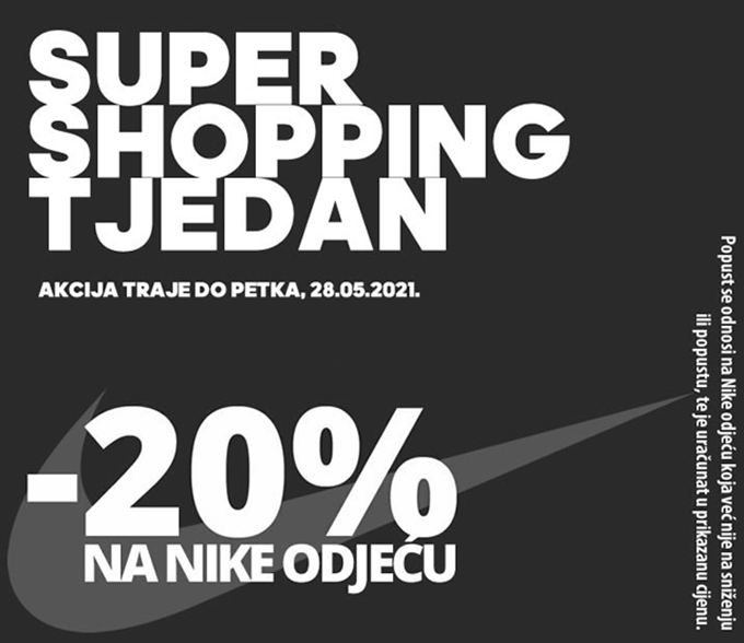 Ferivi Sport webshop akcija Super shopping tjedan do 28.05.
