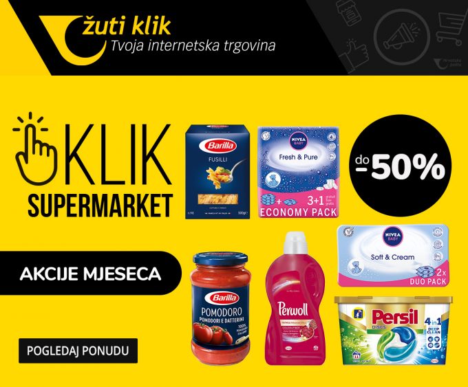 Žuti klik webshop akcija Supermarket do 50% popusta
