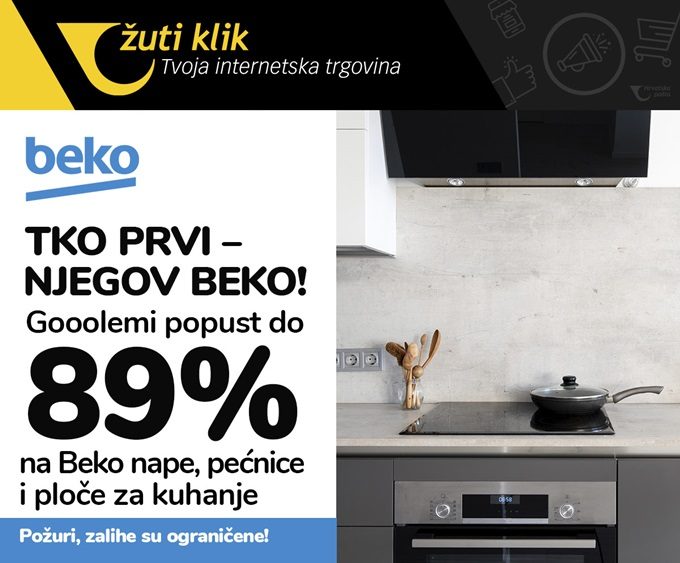 Žuti klik webshop akcija do 89% na Beko proizvode
