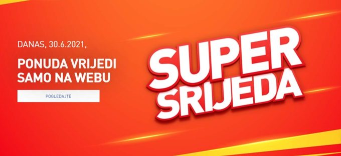 Intersport webshop akcija Super srijeda 30.06