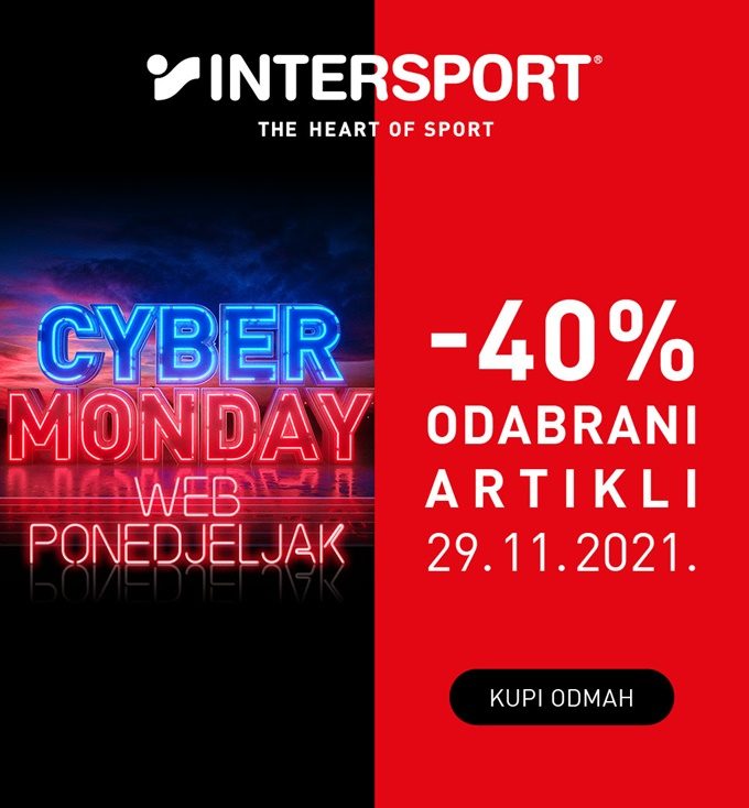 Intersport webshop akcija Cyber Monday