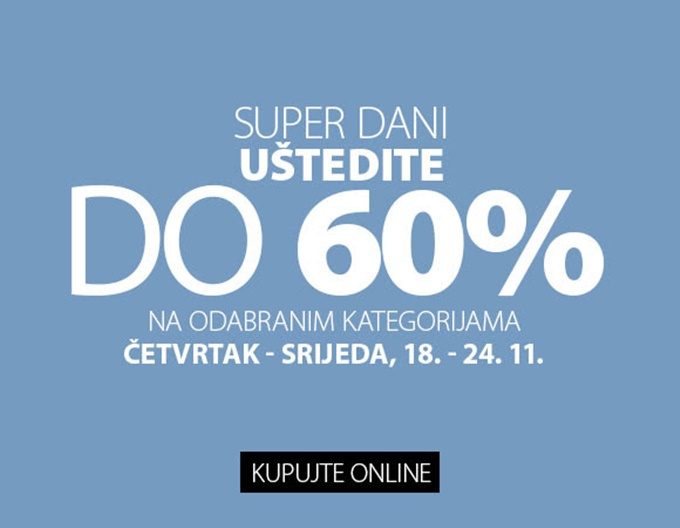 Jysk webshop akcija Super dani uštede do 24.11.