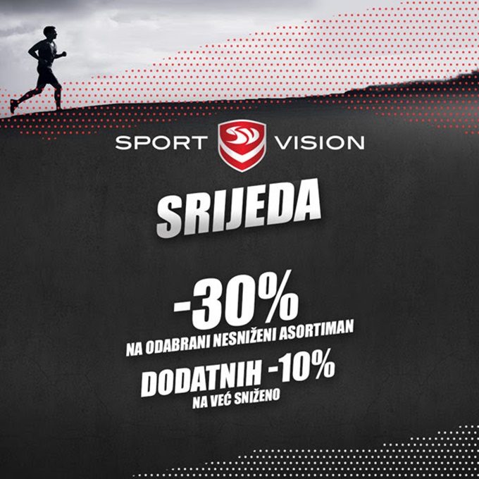 Sport Vision webshop akcija Sport Vision srijeda 29.12.