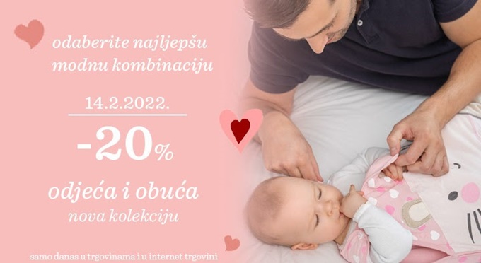 Baby Center webshop akcija 20% popusta na odjeću i obuću
