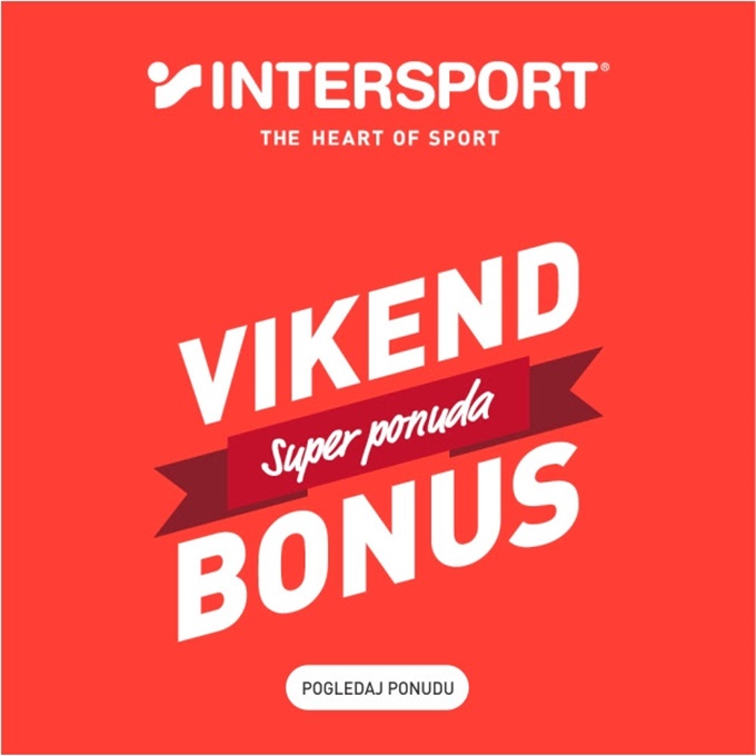 Intersport webshop akcija Vikend bonus do 21.02.
