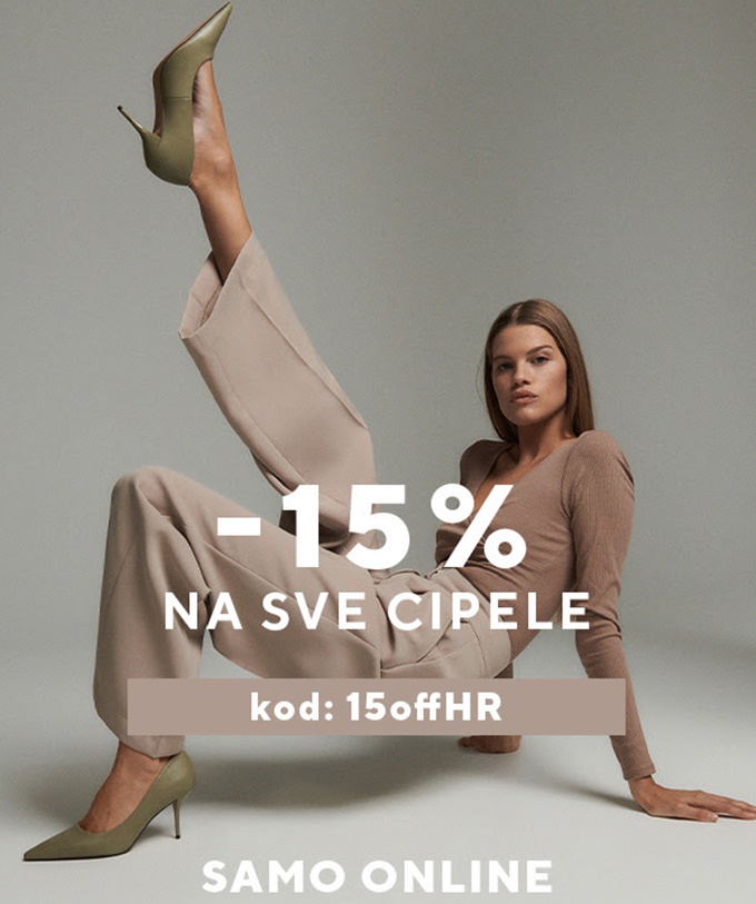 Reserved webshop akcija 15% popusta na svu obuću