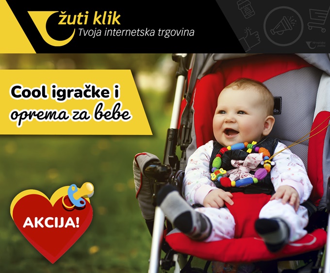 Žuti klik webshop akcija Igračke i oprema za bebe