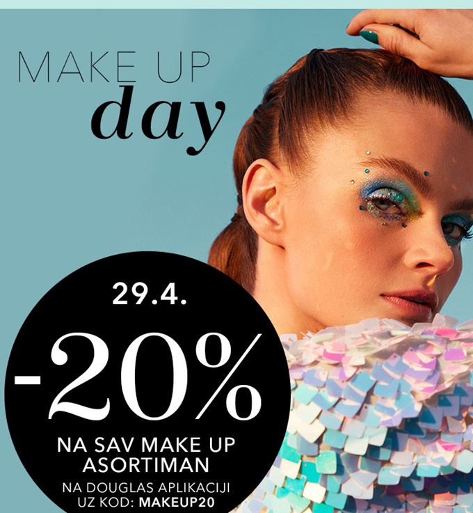 Douglas webshop akcija Make up day