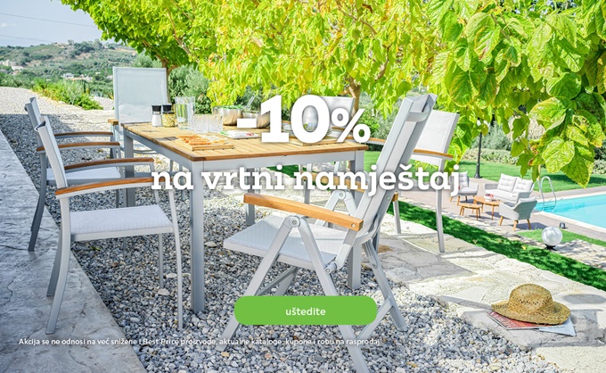 Momax webshop akcija 10% popusta na vrtni namještaj