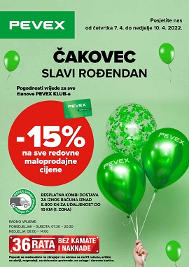 Pevex katalog Čakovec