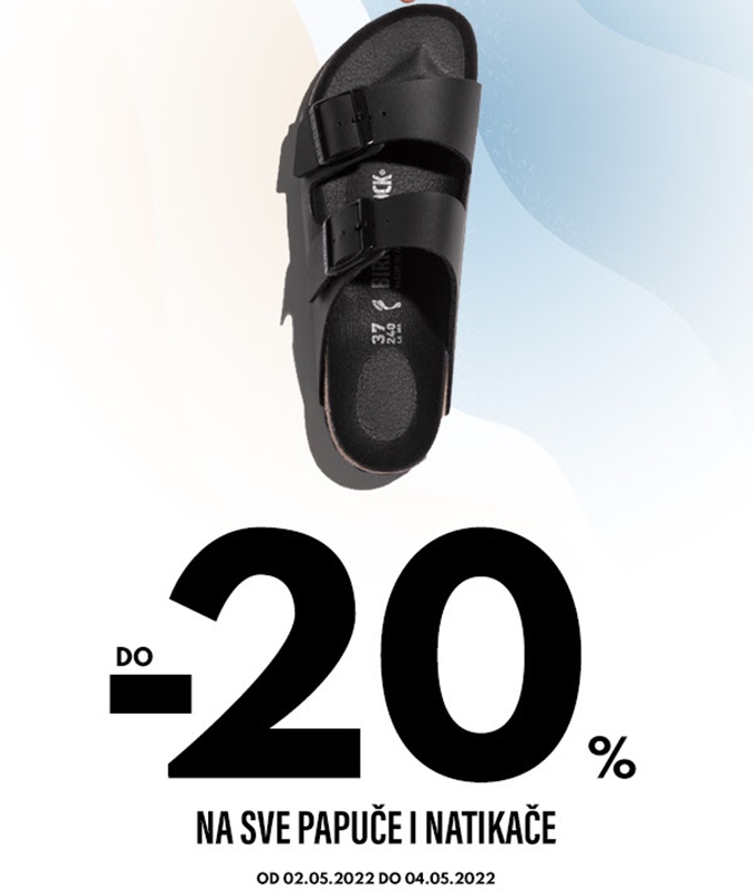 Office Shoes webshop akcija 20% popusta na papuče i natikače