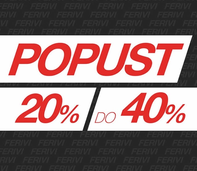 Ferivi Sport webshop akcija Popusti do 40%