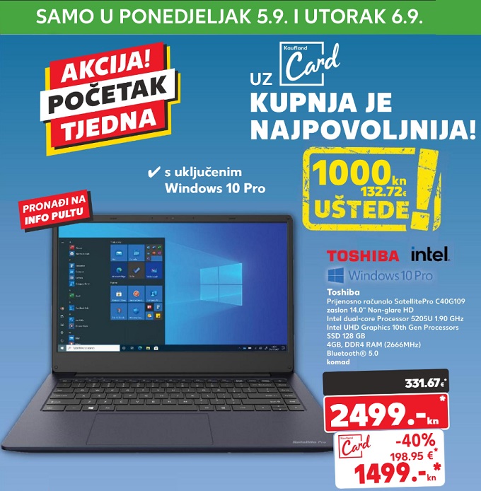 Kaufland akcija laptop