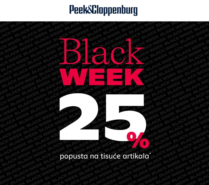 Peek & Cloppenburg akcija Black Friday