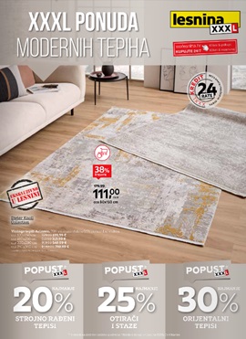 Lesnina katalog Ponuda modernih tepiha