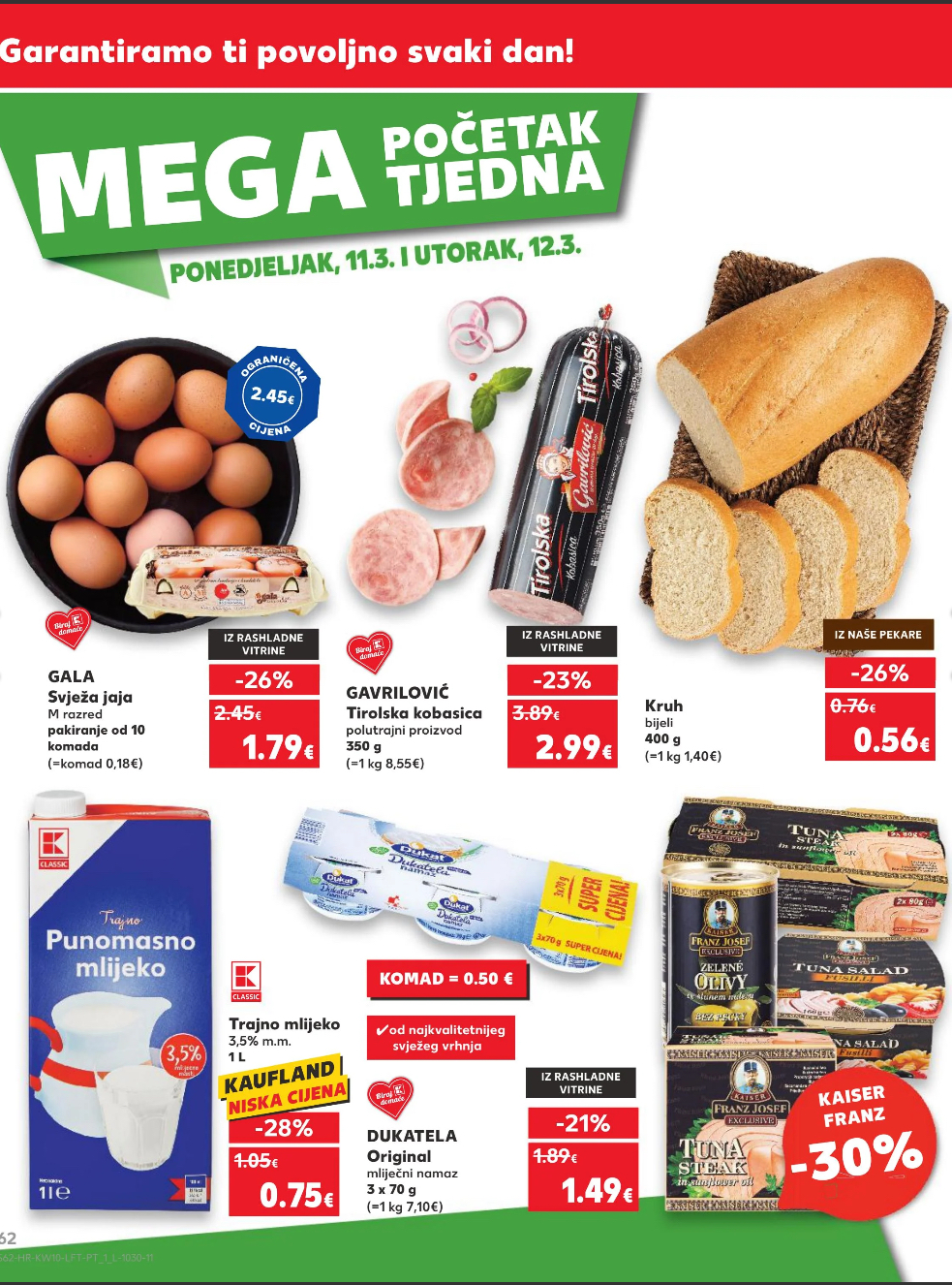 Kaufland Akcija Za Po Etak Tjedna Do