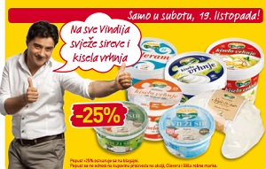 Billa akcija subota