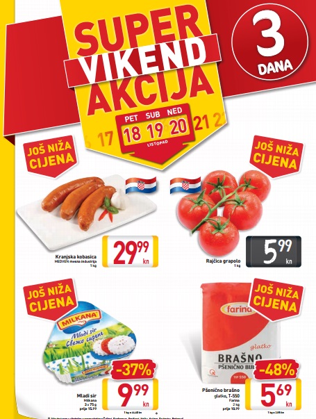 Billa vikend akcija