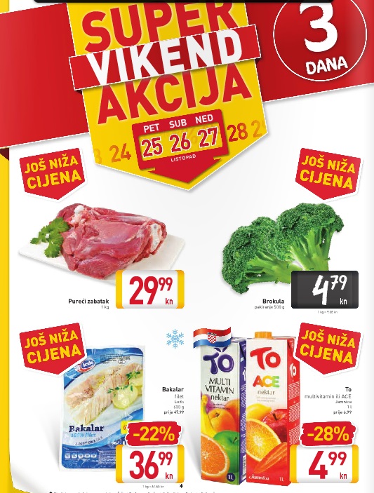 Billa vikend akcija