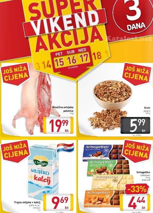 Billa vikend akcija